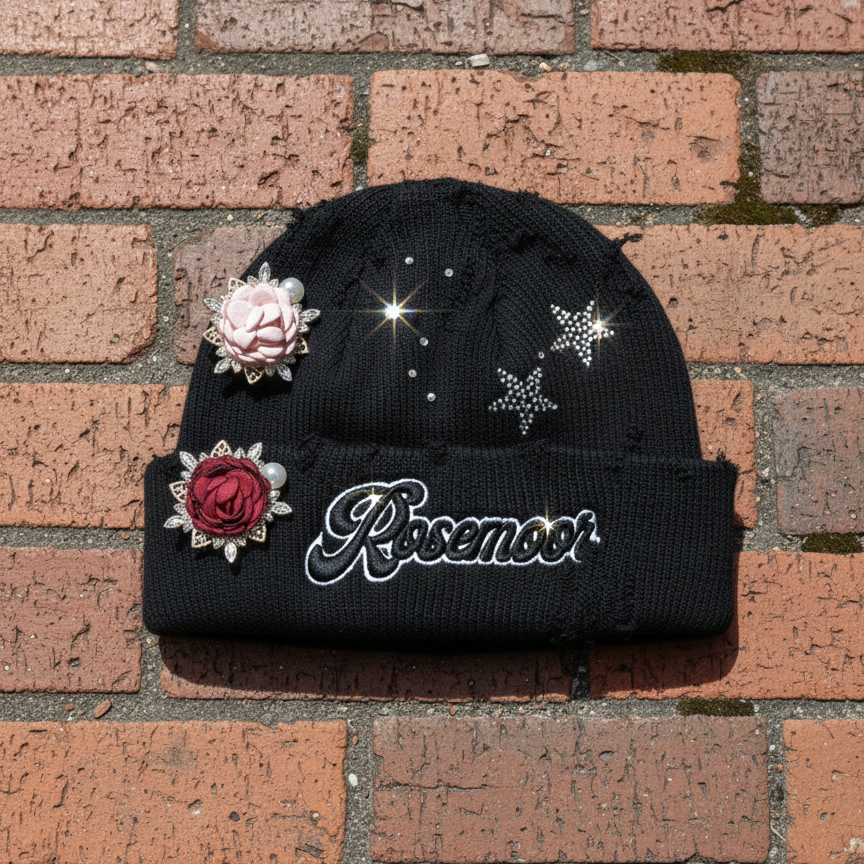 Rose Junk Beanie
